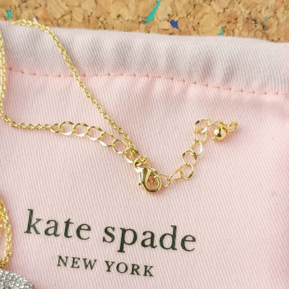 Kate Spade Cold Comforts Polar Bear Silver Long Necklace accessories - Picture 2 of 3